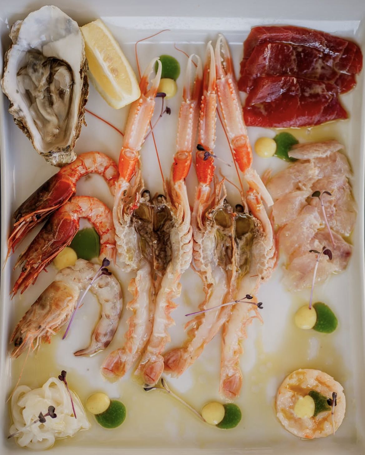 Gran crudo di mare Maso Ristorante Follonica